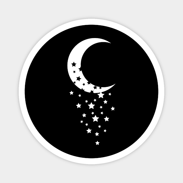 Moon stars Magnet by produdesign